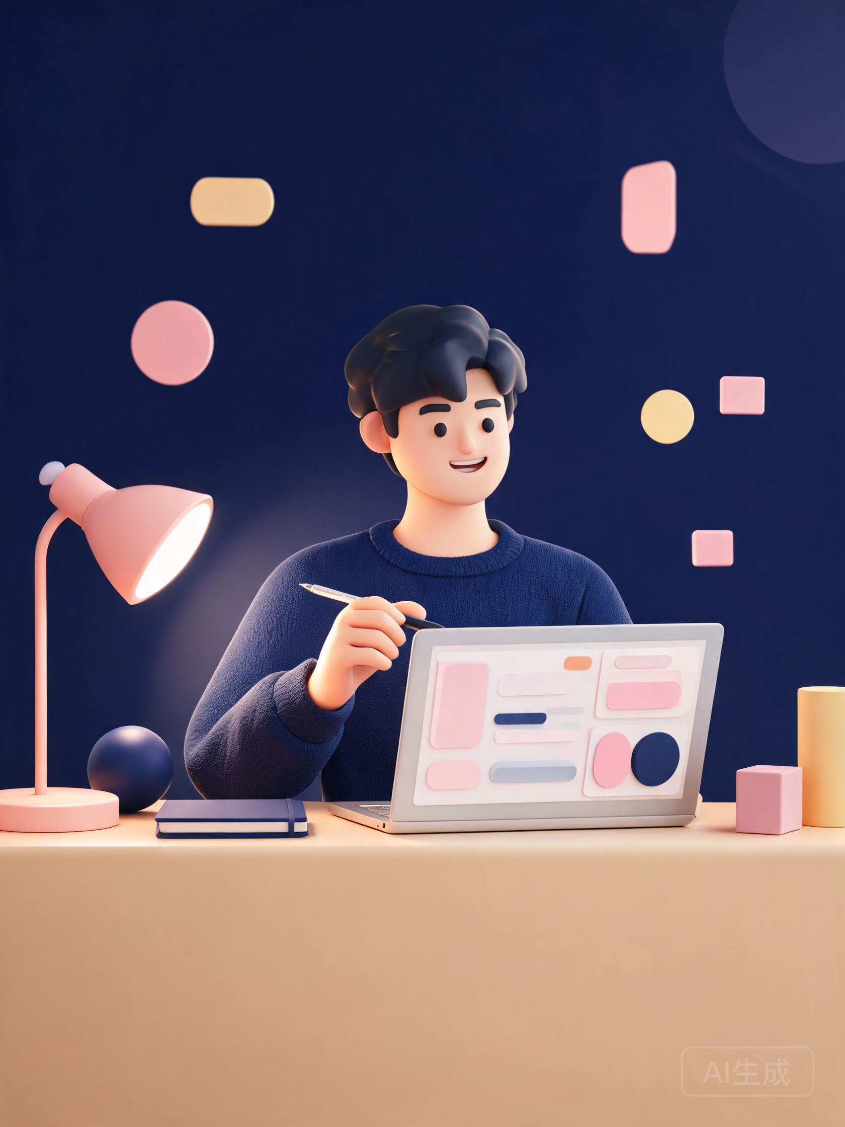 林澈的工作照